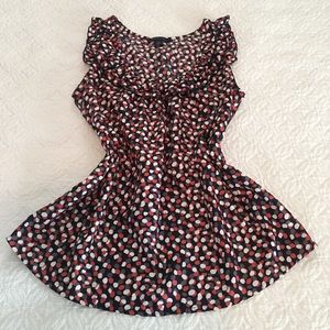 Tommy Hilfiger Polka dot Ruffle Blouse